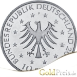 10-Euro-Gedenkmünze 925er Silber