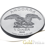 Andorra Eagle Silber