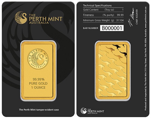 Goldbarren Perth Mint 1 Unze
