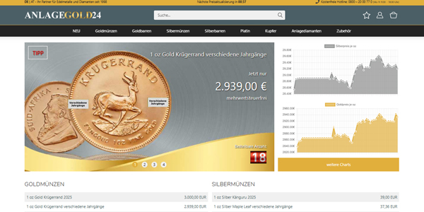 Anlagegold24 Screenshot