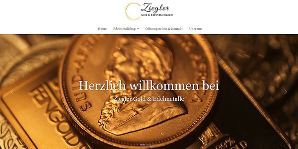 Ziegler Münzen & Edelmetalle Screenshot